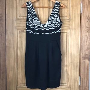 BCBG Generation cocktail dress with POCKETS!